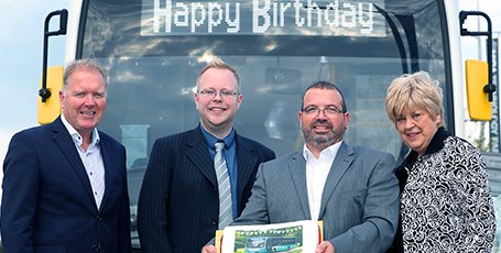 Hinckleybuss HORIBA MIRA service celebrates first birthday with 10% growth
