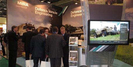 MIRA Showcases World Leading Defence Vehicle Engineering Capability at DSEI 2013