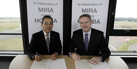 HORIBA, World Leader in Automotive Excellence, Acquires MIRA in Historic Sale