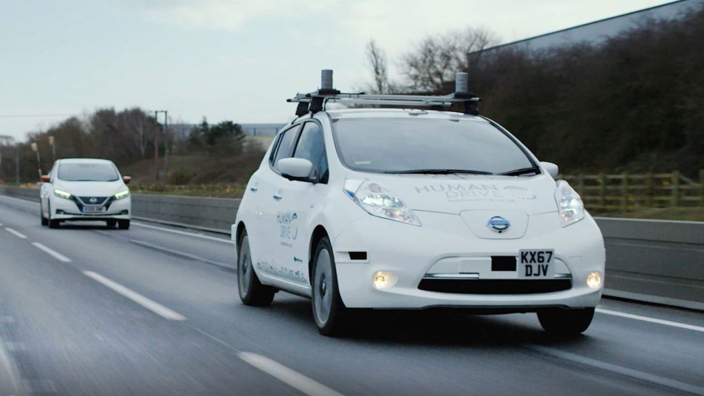 Nissan Leaf Completes UK's Longest and Most Complex Autonomous Car Journey